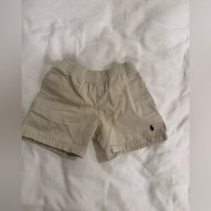 Ralph Lauren Beige Shorts with Logo